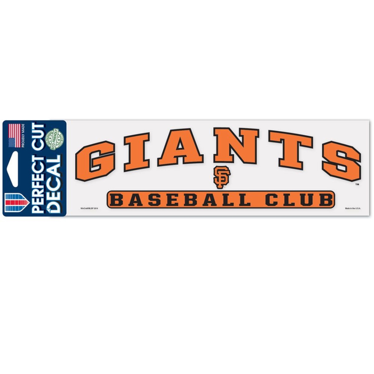 3208533776 3 x 10 in. San Francisco Giants Perfect Cut Color Decal