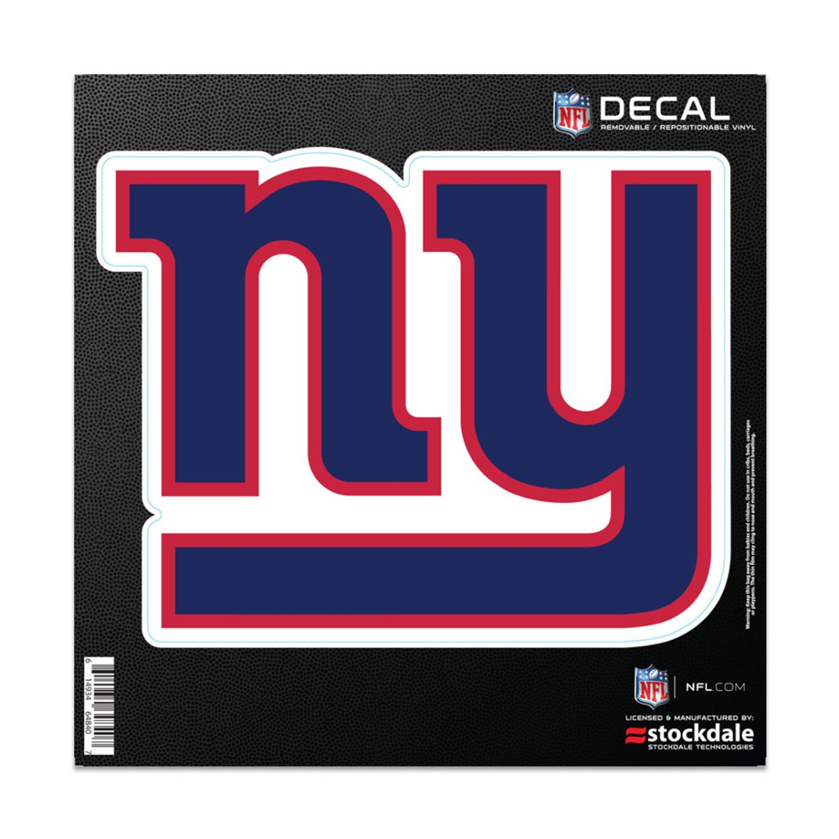 1493464840 6 x 6 in. All Surface Logo   York Giants Decal