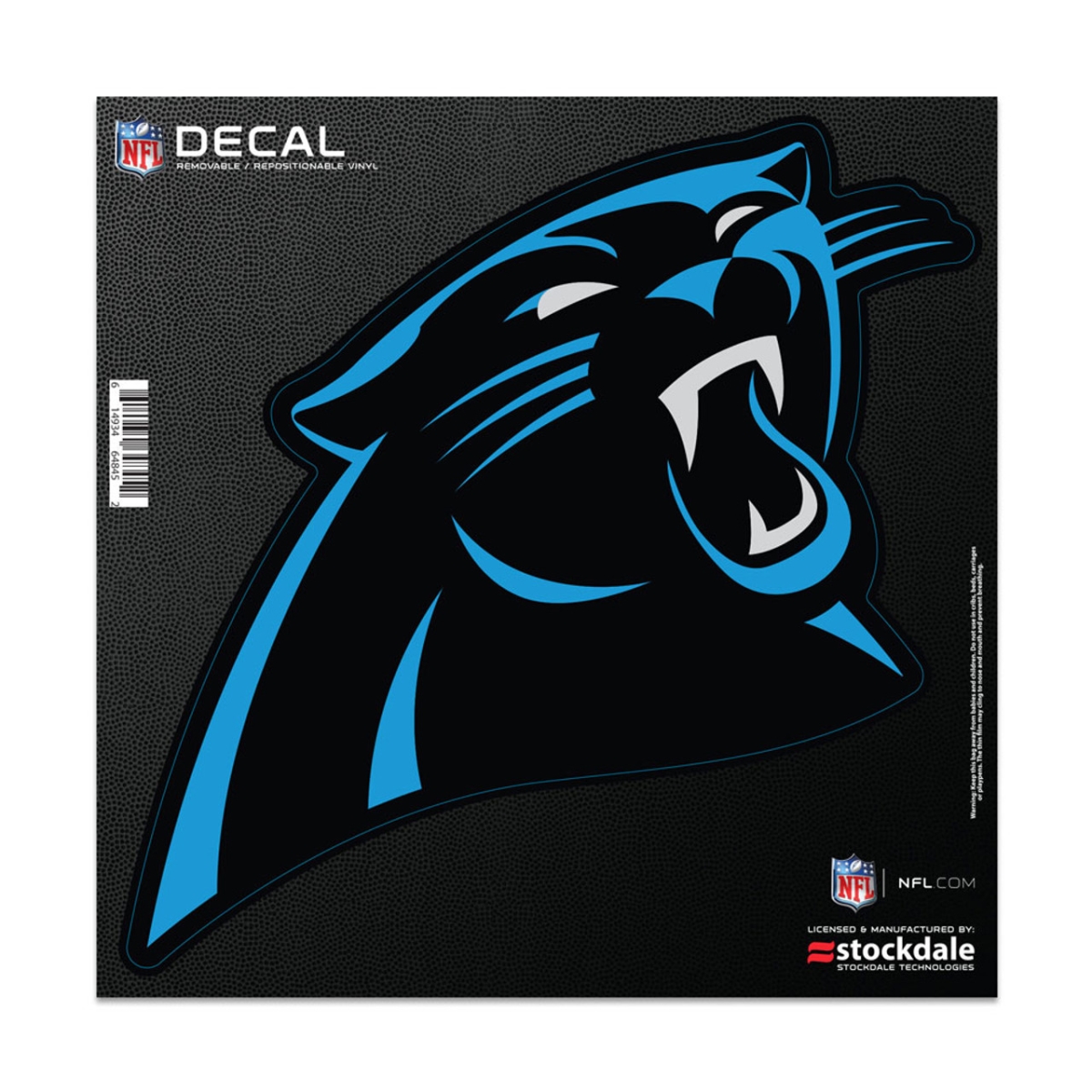 1493464845 6 x 6 in. Carolina Panthers All Surface Logo Decal