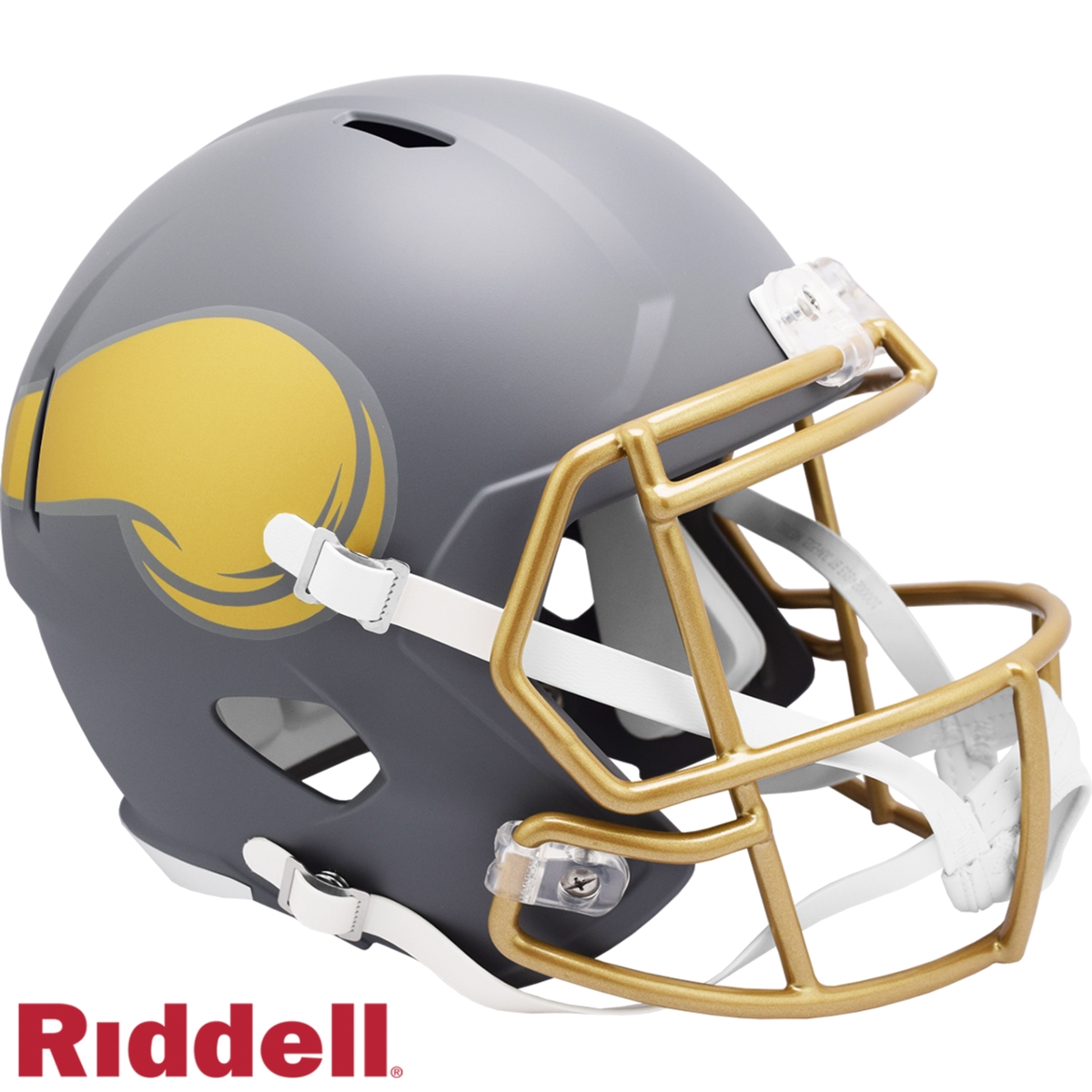 9585563092 Minnesota Vikings Slate Alternate Replica Speed Helmet - Full Size