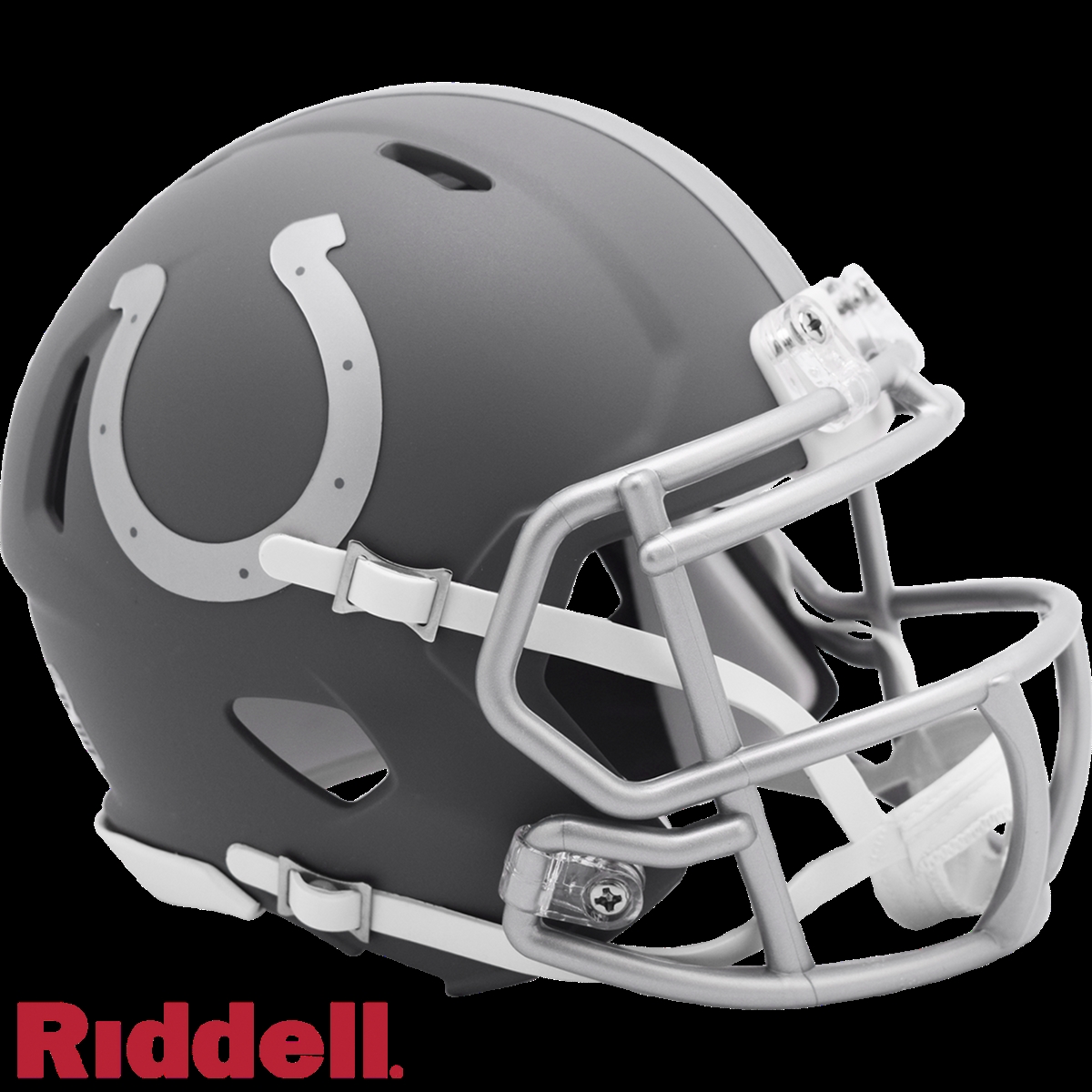 9585563136 Indianapolis Colts  Replica Mini Speed Style Slate Alternate Helmet