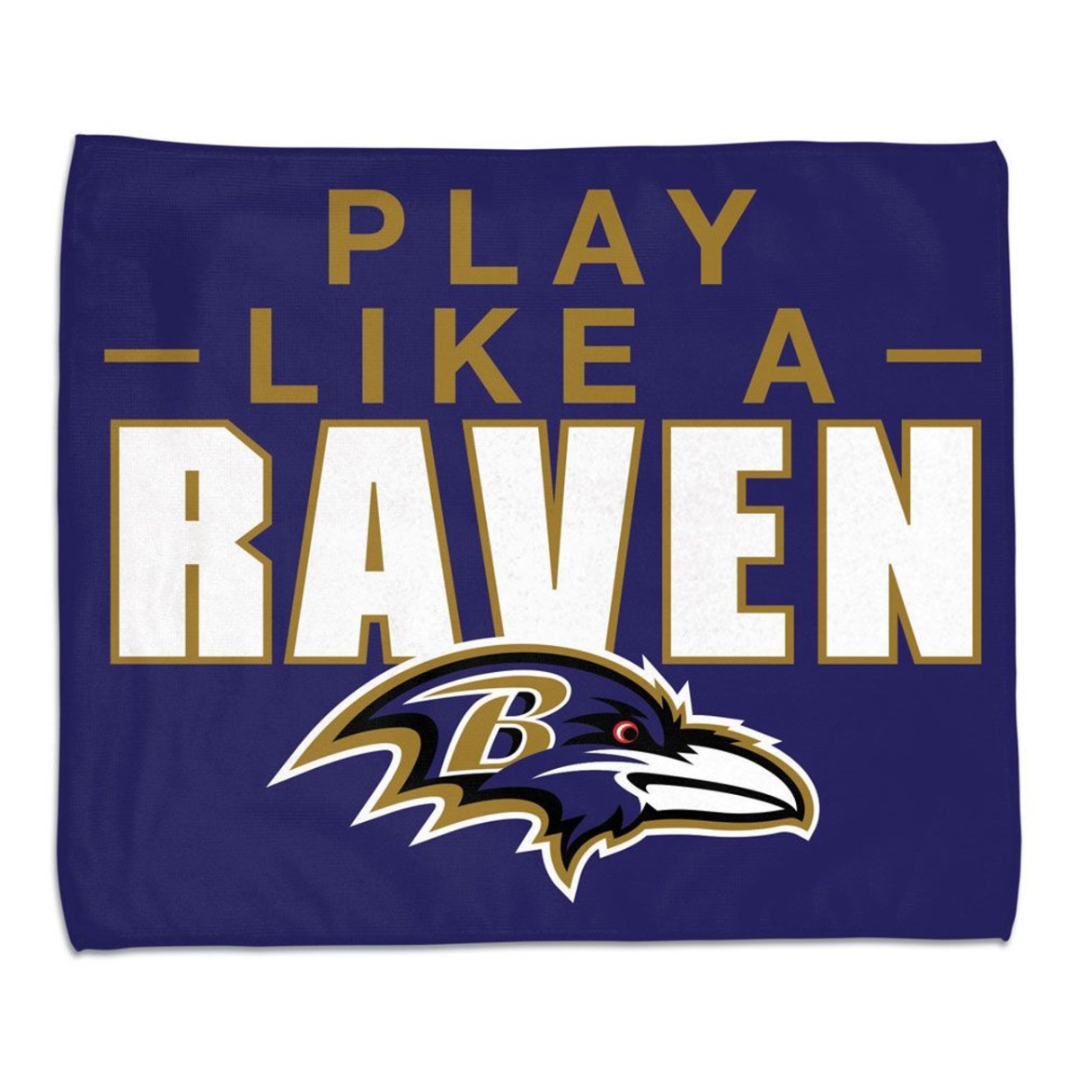 9960626032 15 x 18 in. Baltimore Ravens Full Color Rally Towel