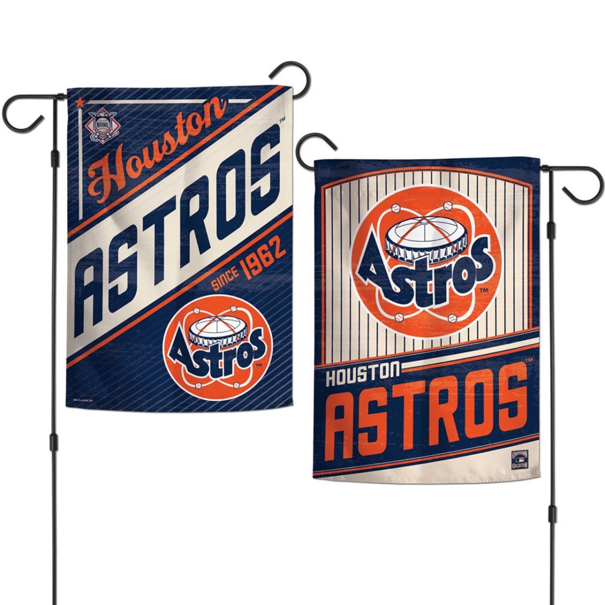 9416605984 12 x 18 in. Houston Astros 2 Sided Cooperstown Garden Flag