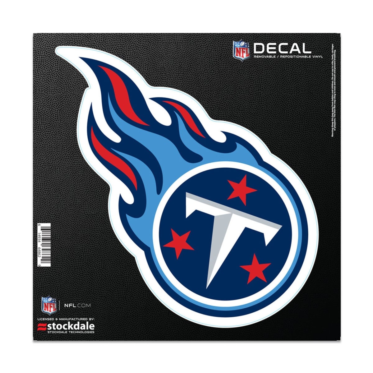 1493464862 6 x 6 in. Tennessee Titans All Surface Logo Decal