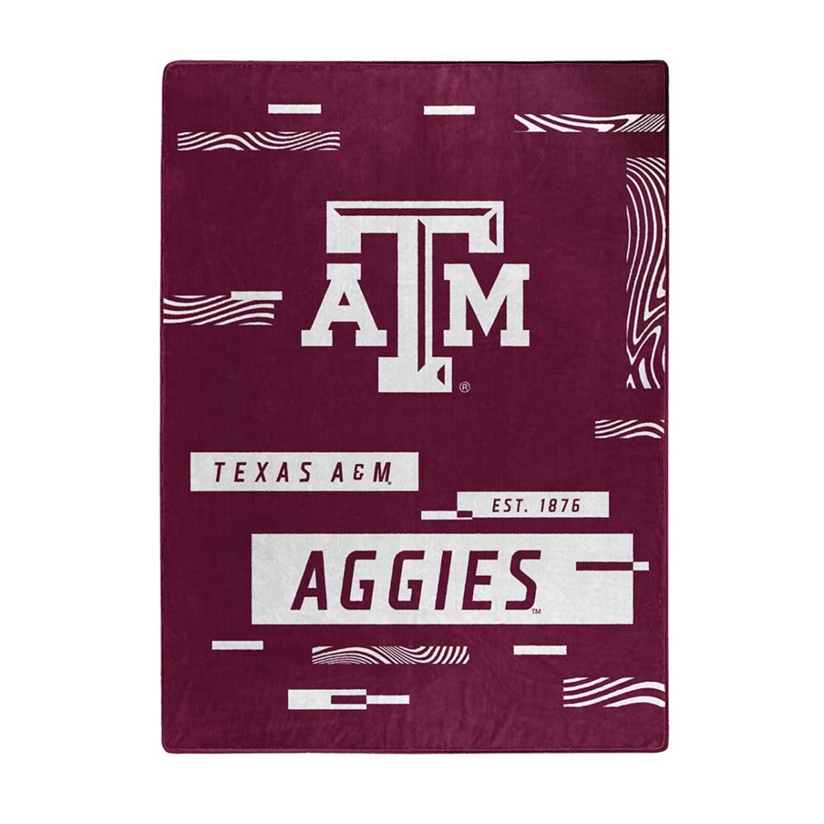 60 x 80 in. Texas A&m Aggies Blanket - Raschel - Digitize Design