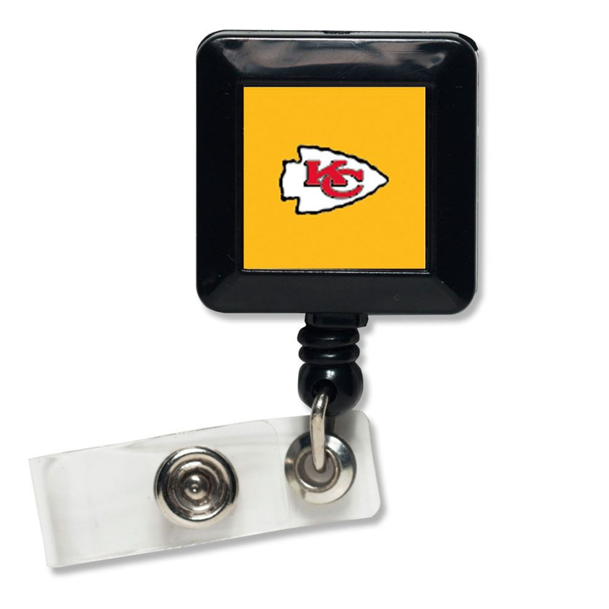 3208514136 Kansas City Chiefs Retractable Decal decal Holder - Square