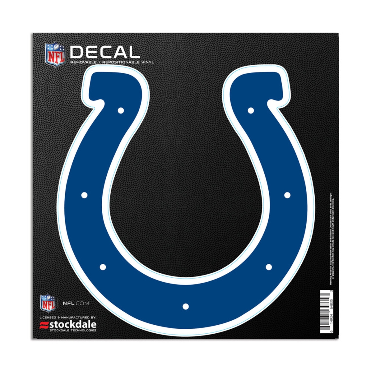 1493464835 6 x 6 in. Indianapolis Colts All Surface Logo Decal