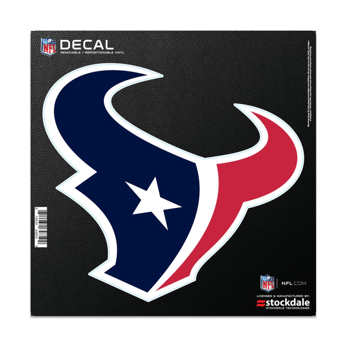 1493464859 6 x 6 in. Houston Texans All Surface Logo Decal