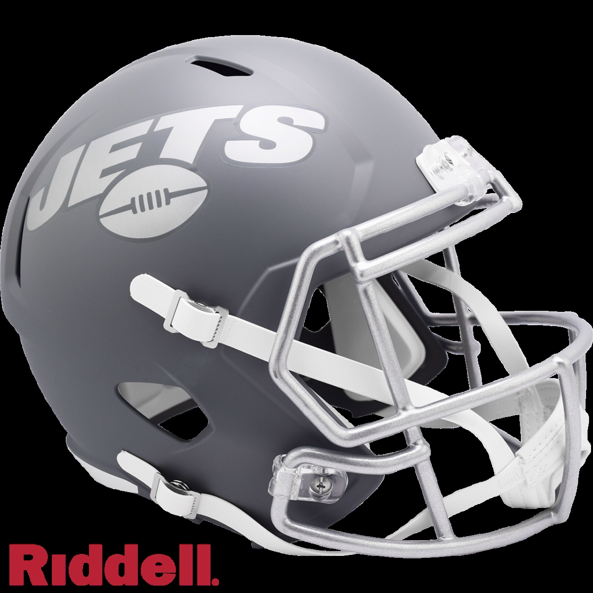 9585563079 York Jets  Replica Full Size Speed Style Slate Alternate Helmet