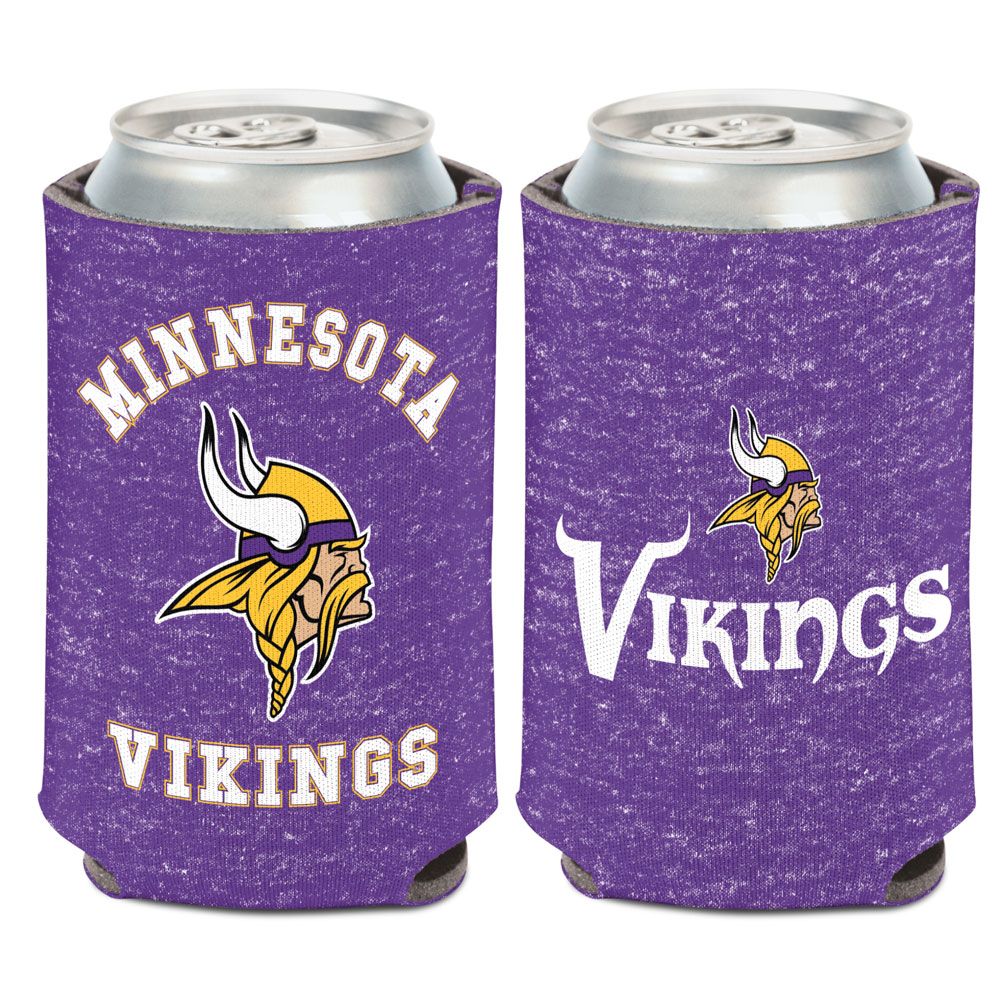 9416628747 Minnesota Vikings Can Cooler - Heathered