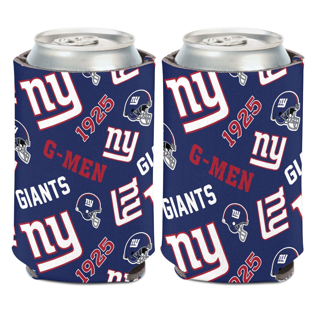 9416629445 New York Giants Can Cooler - Scatter Print Design