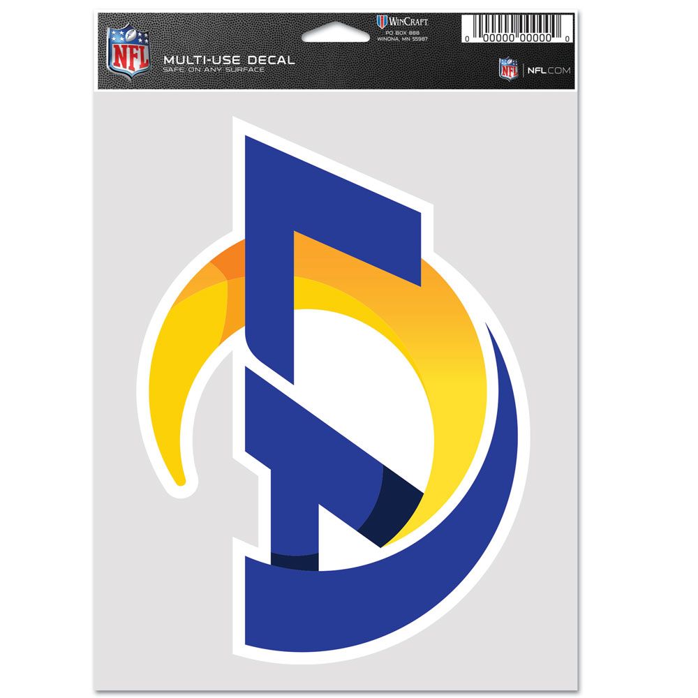 9416638104 Los Angeles Rams Multi Use Fan Decal - Single
