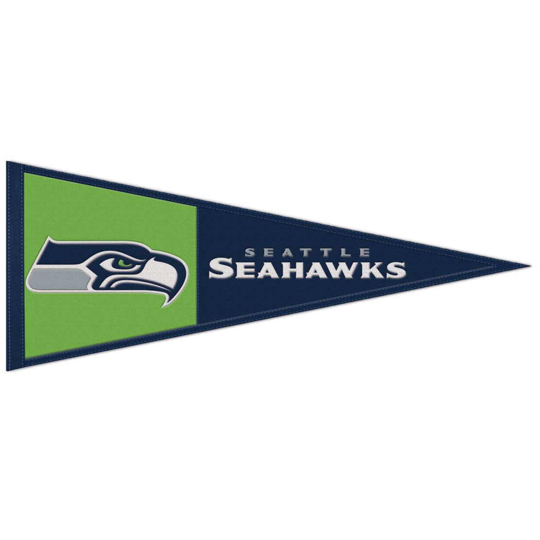 WinCraft Seattle Seahawks 13" x 32" Wool Primary Logo Pennant
