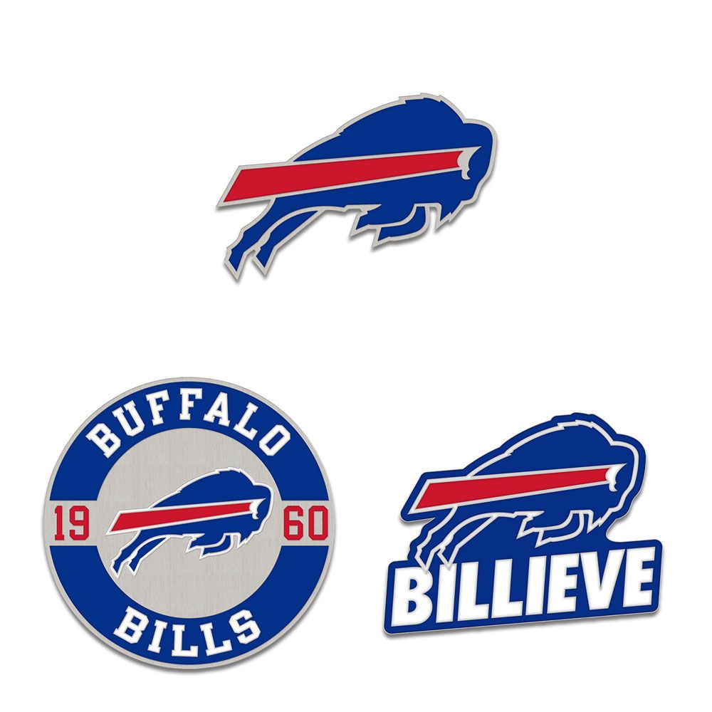 9416676652 Buffalo Bills Pin Set - 3 Piece