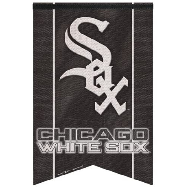 3208549038 17 x 26 in. Chicago White Sox Banner - Pennant Style Premium Felt