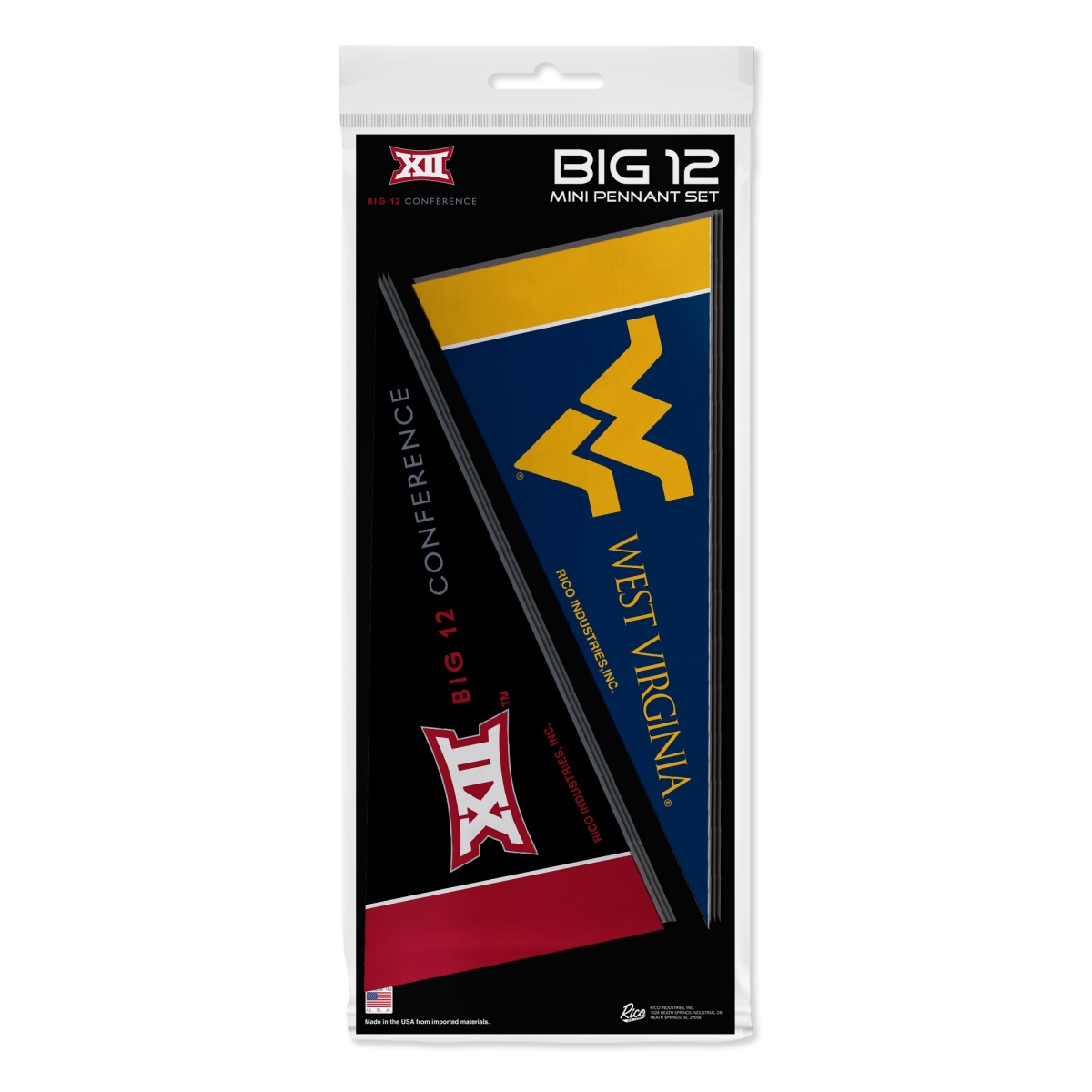 1140768052 Big 12 Mini 2024 Pennant Set