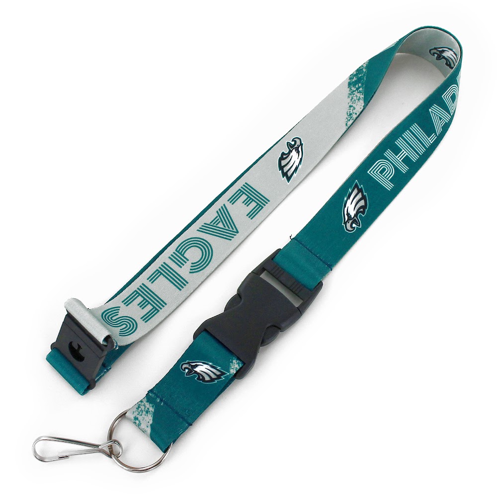 Aminco 6326408245 Philadelphia Eagles Lanyard - Crossfade Design