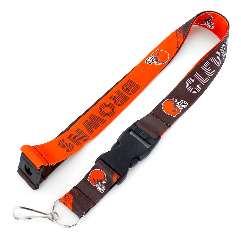 Aminco 6326408222 Cleveland Browns Lanyard - Crossfade Design