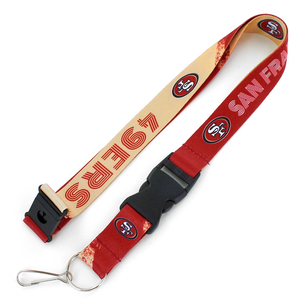 Aminco 6326408241 San Francisco 49ers Lanyard - Crossfade Design