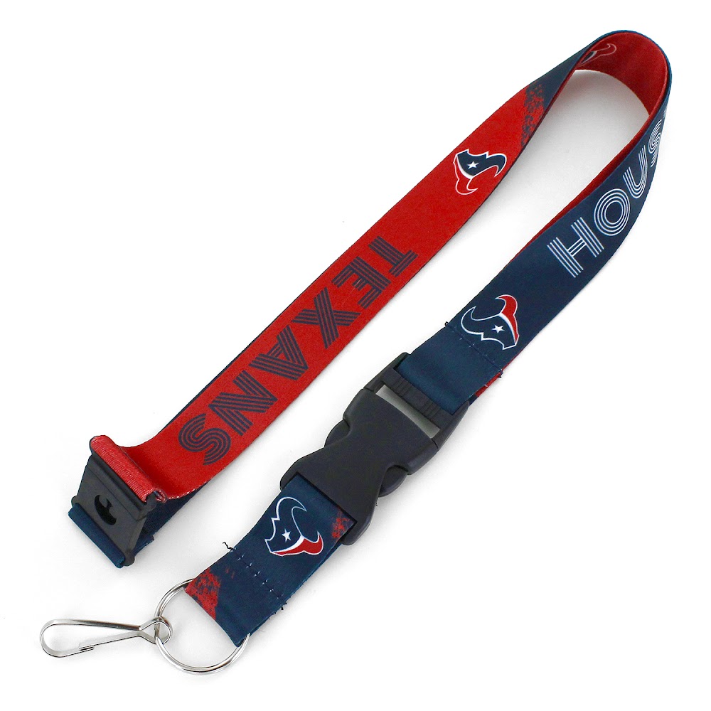 Aminco 6326408254 Houston Texans Lanyard - Crossfade Design