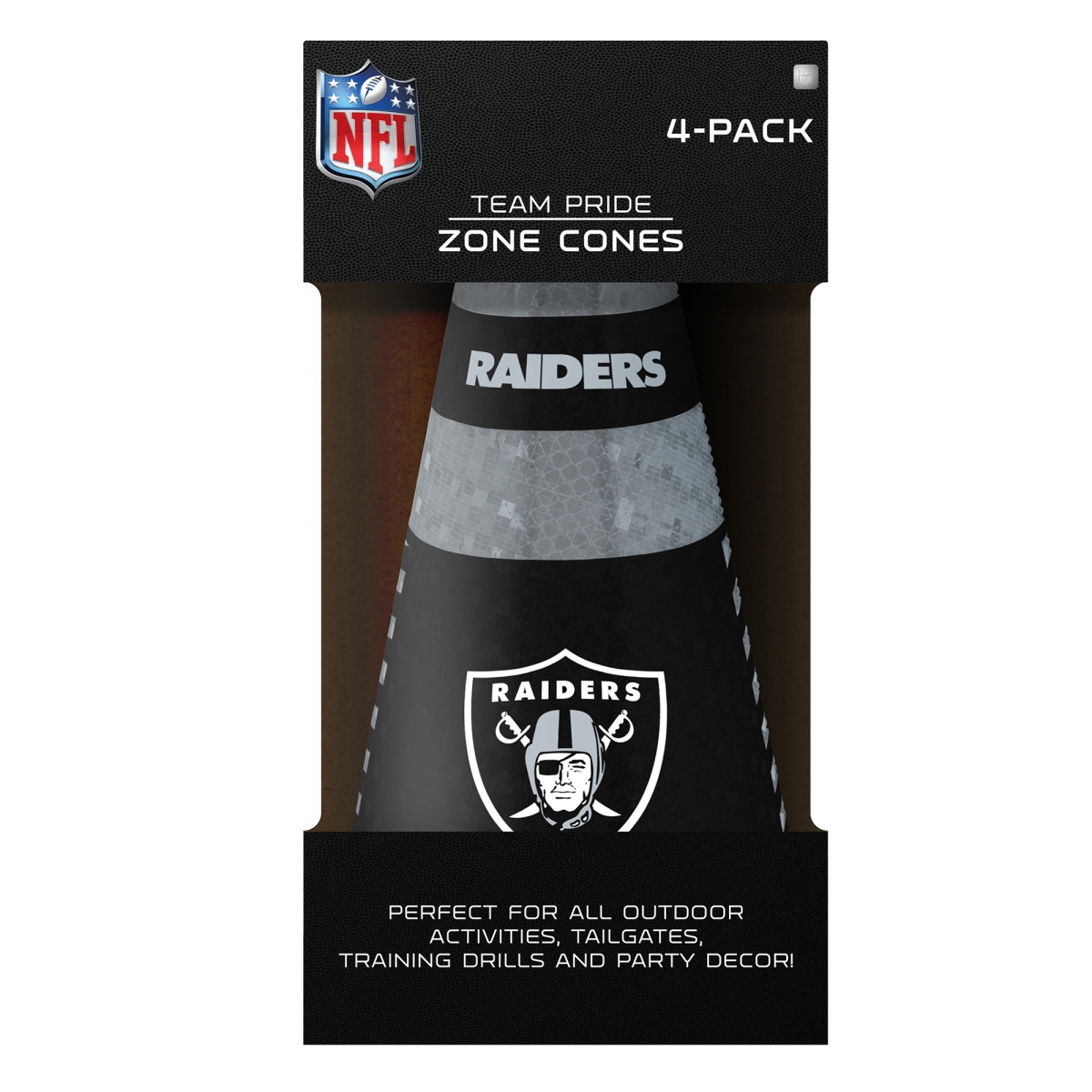 4033141907 Las Vegas Raiders Zone Cones - Pack of 4