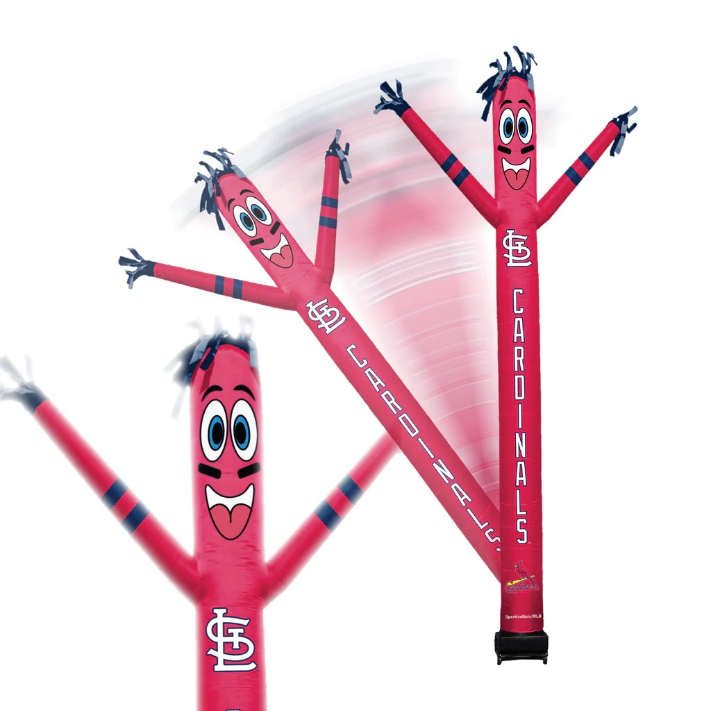 4033142418 8 ft. St. Louis Cardinals Inflatable Crazy Sports Fan