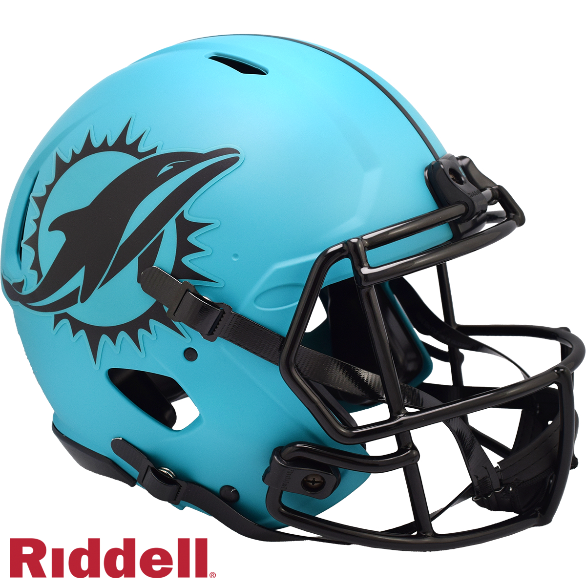 9585500598 Miami Dolphins Helmet -  Authentic Full Size Speed Style Rave Alternate