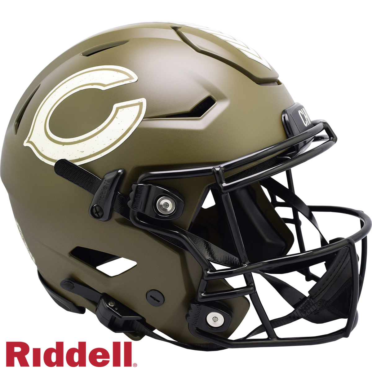 9585563161 Chicago Bears Helmet -  Authentic Full Size Speed Flex Style Salute To Service 2022