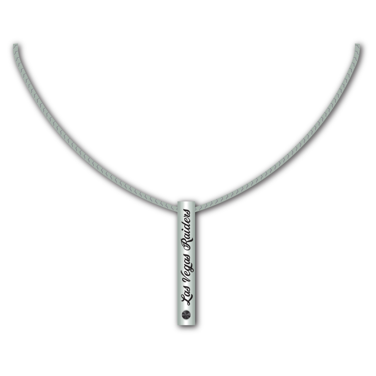 Mojo Licensing 9468804765 Las Vegas Raiders Necklace - Silver Bar