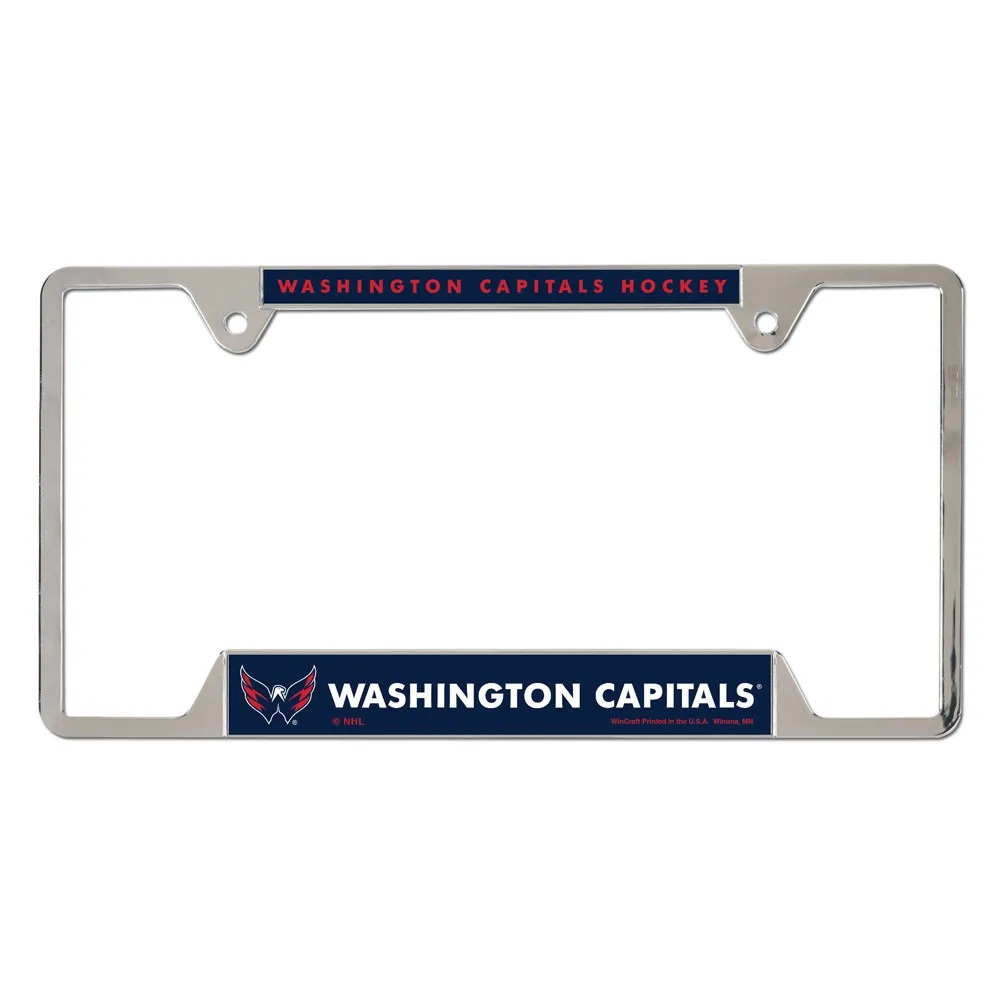 3208573677 Washington Capitals License Plate Frame - Metal