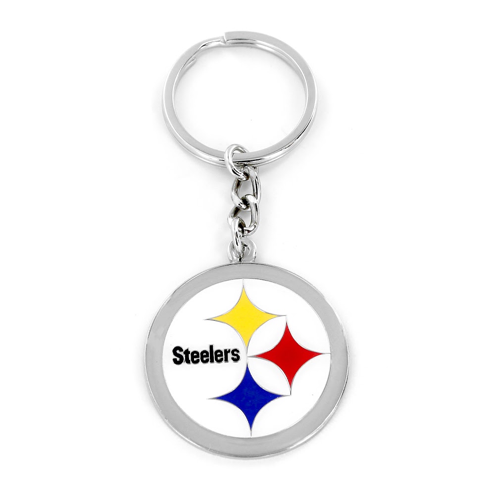 Aminco 6326409945 Pittsburgh Steelers Keychain - Logo