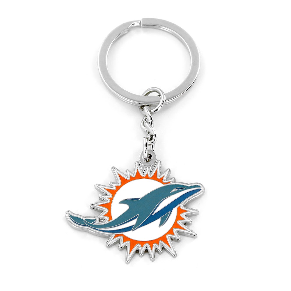 Aminco 6326410082 Miami Dolphins Keychain - Logo