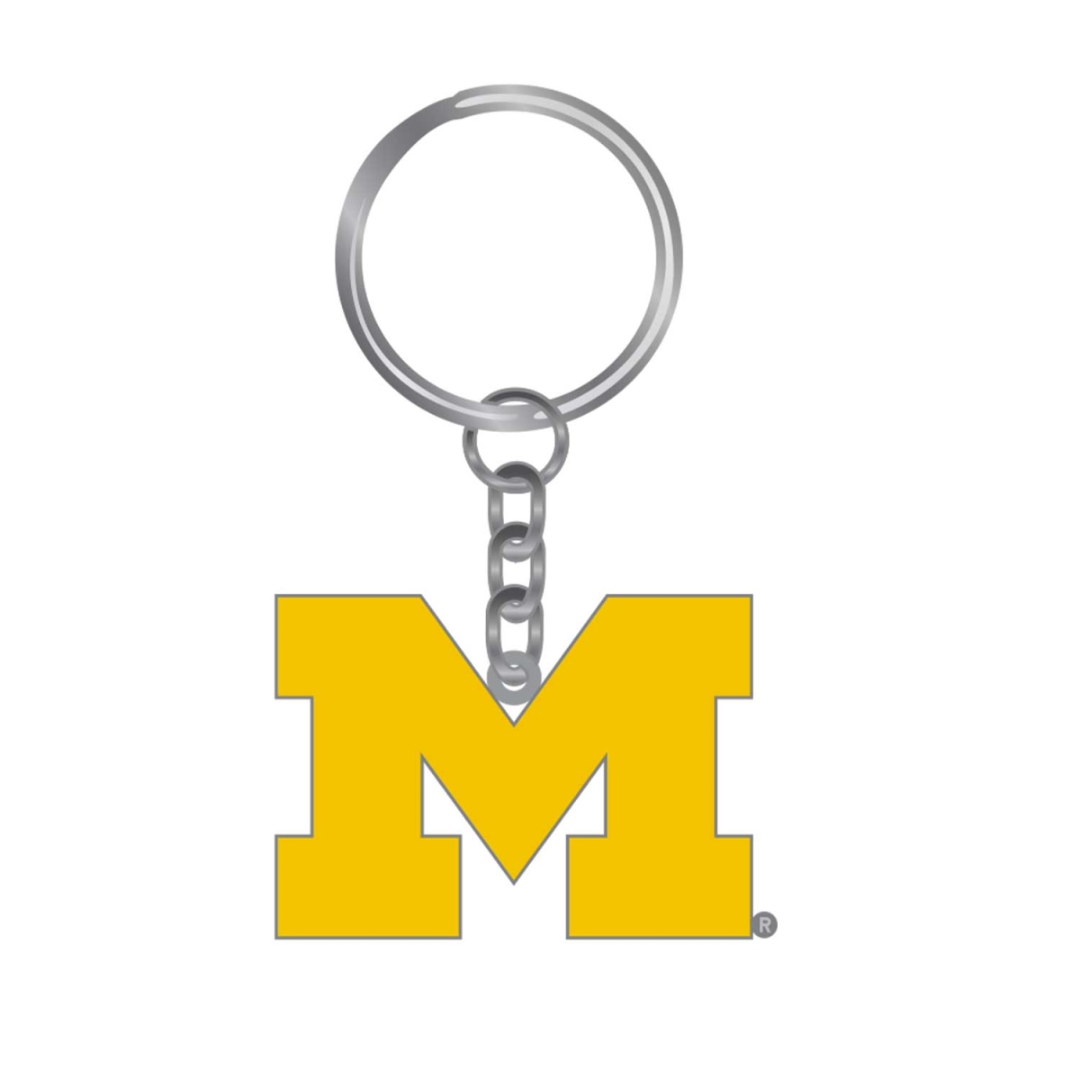 Aminco 6326410204 Michigan Wolverines Keychain - Logo