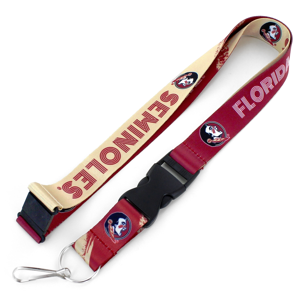 Aminco 6326408714 Florida State Seminoles Lanyard - Crossfade Design