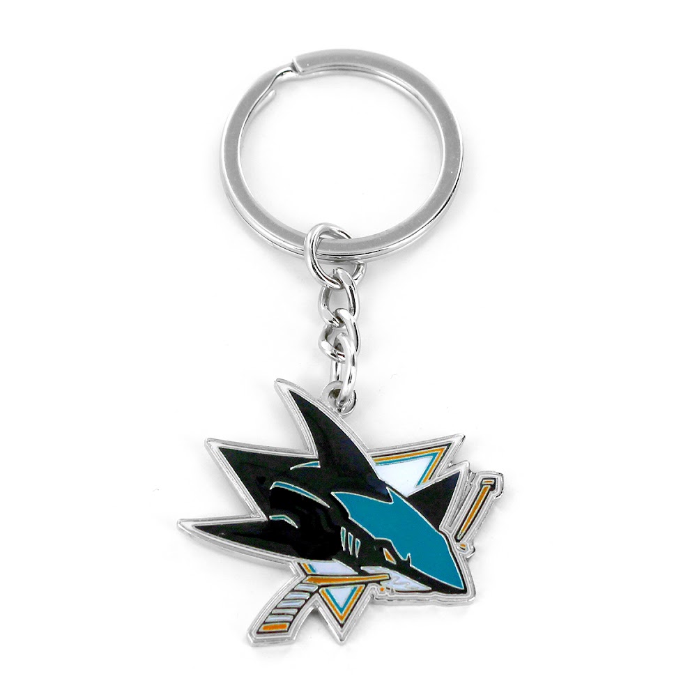 6326410123 San Jose Sharks Keychain Logo