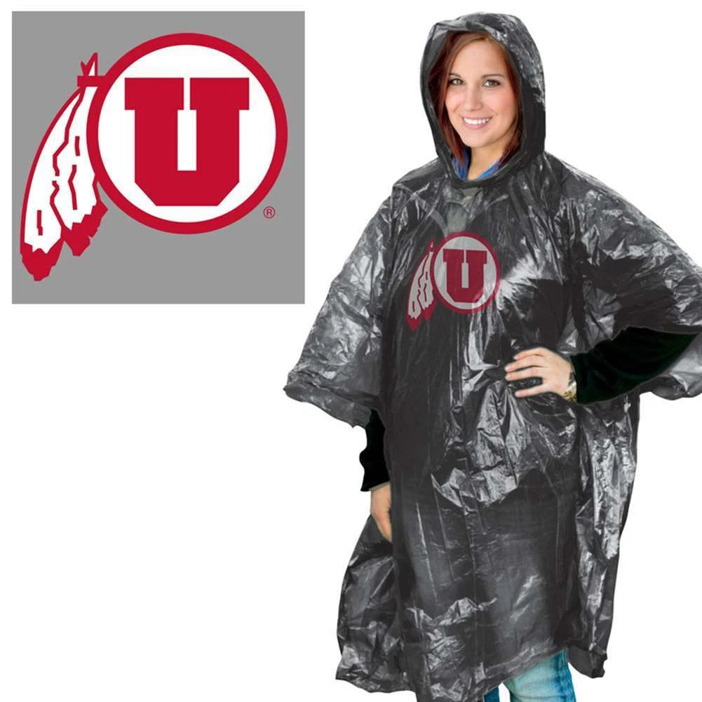 9960625352 Utah Utes Rain Poncho