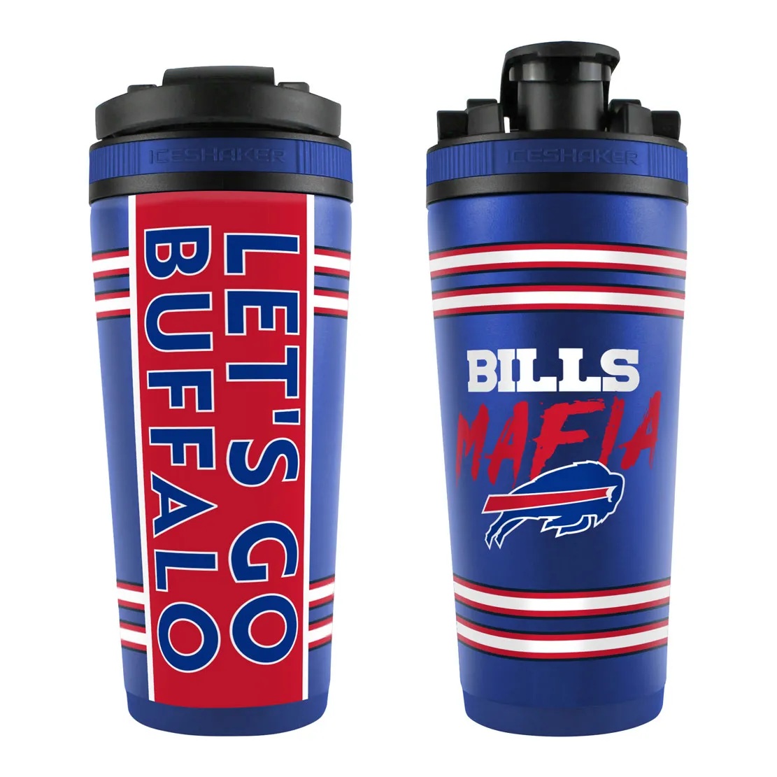 1094320784 26 oz Buffalo Bills Mafia Design Ice Shaker - Stainless Steel