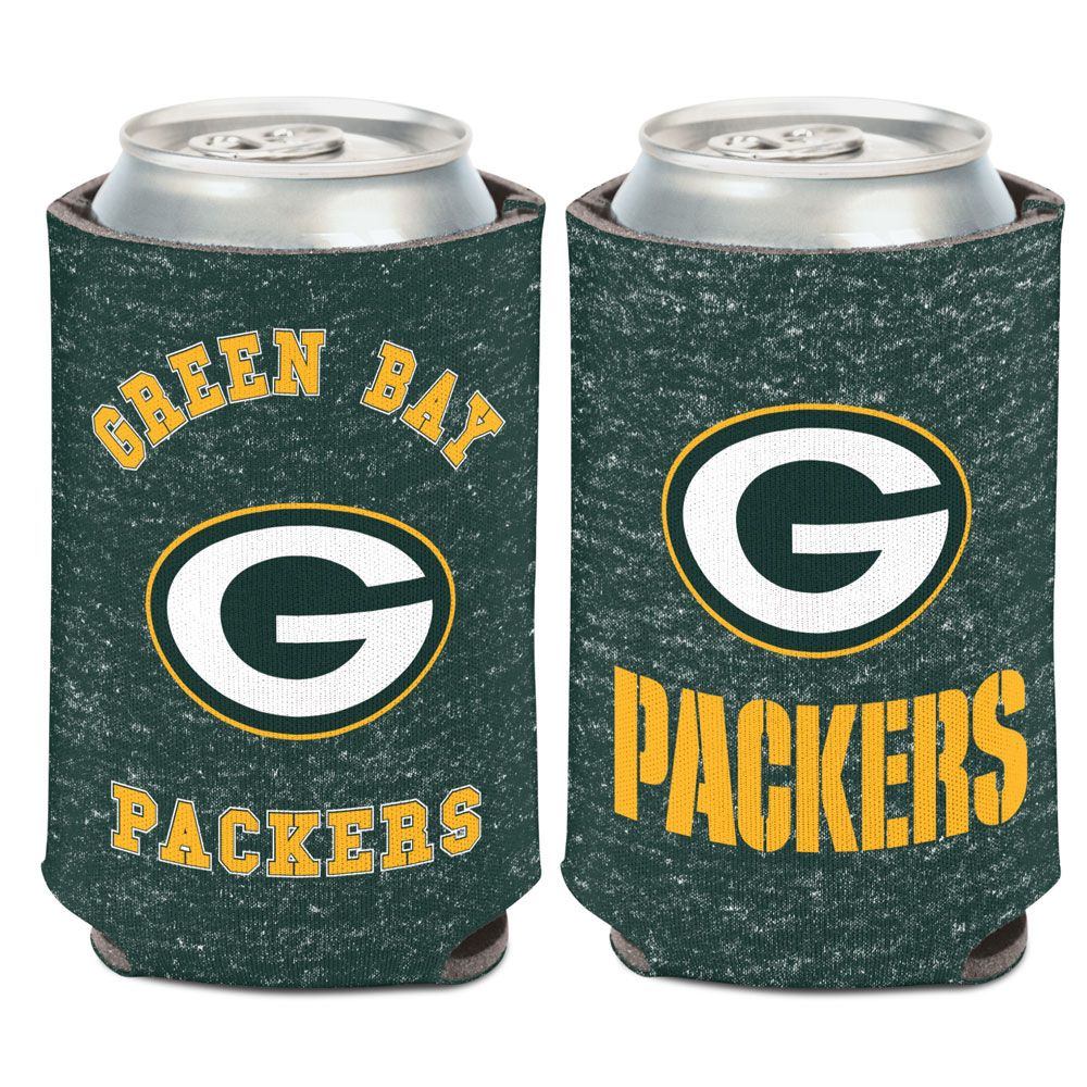 9416628741 Green Bay Packers Can Cooler - Heathered