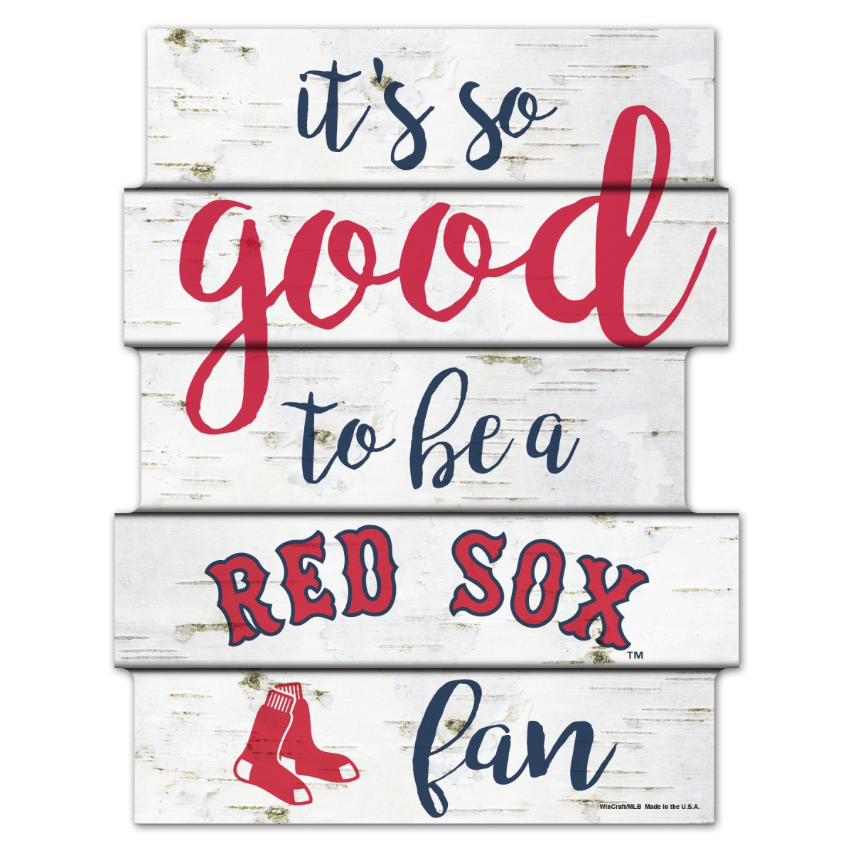 9416628810 11 x 14 in. Boston Red Sox Sign - Wood Good To Be A Fan