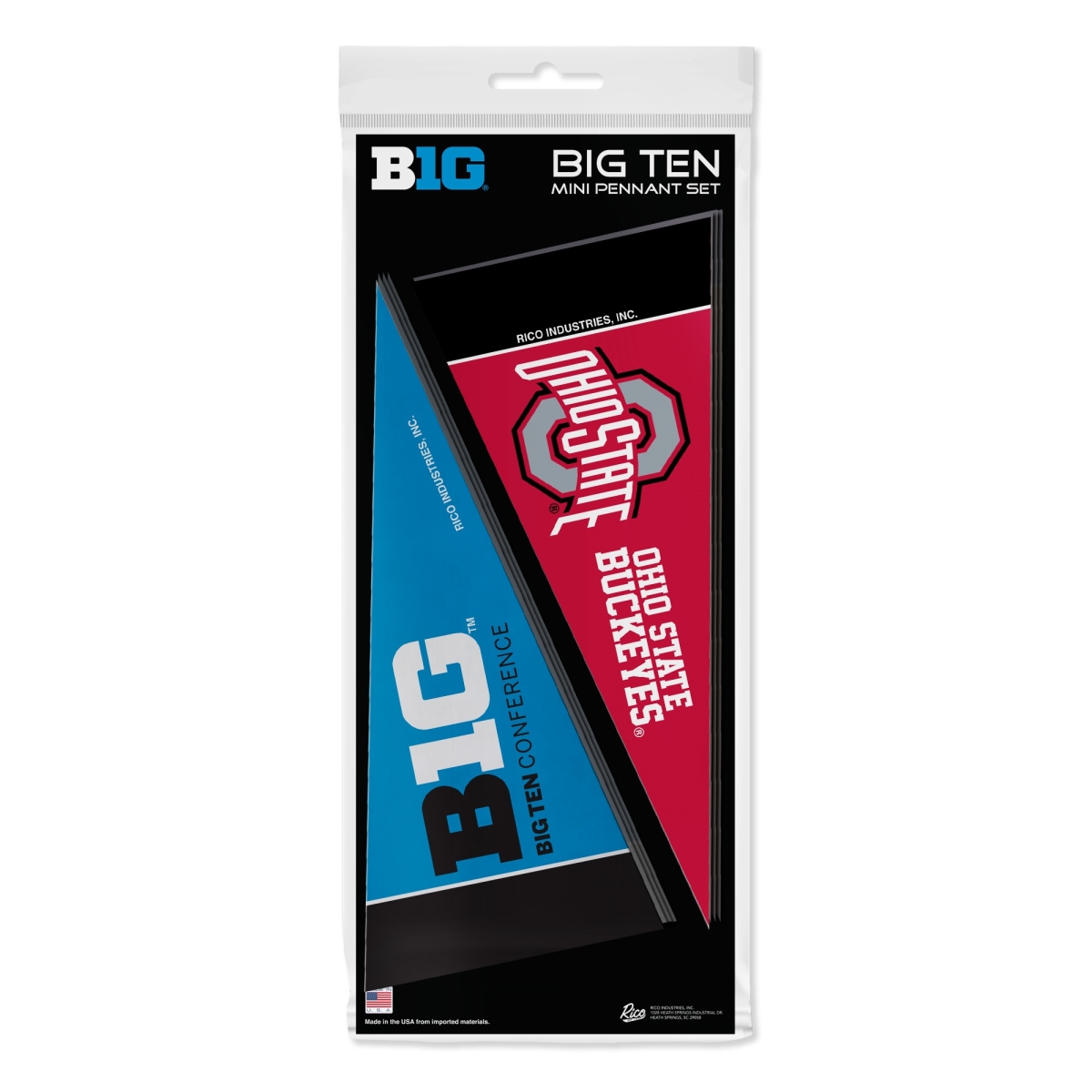 1140768051 Big 10 Pennant Set - Mini 2024