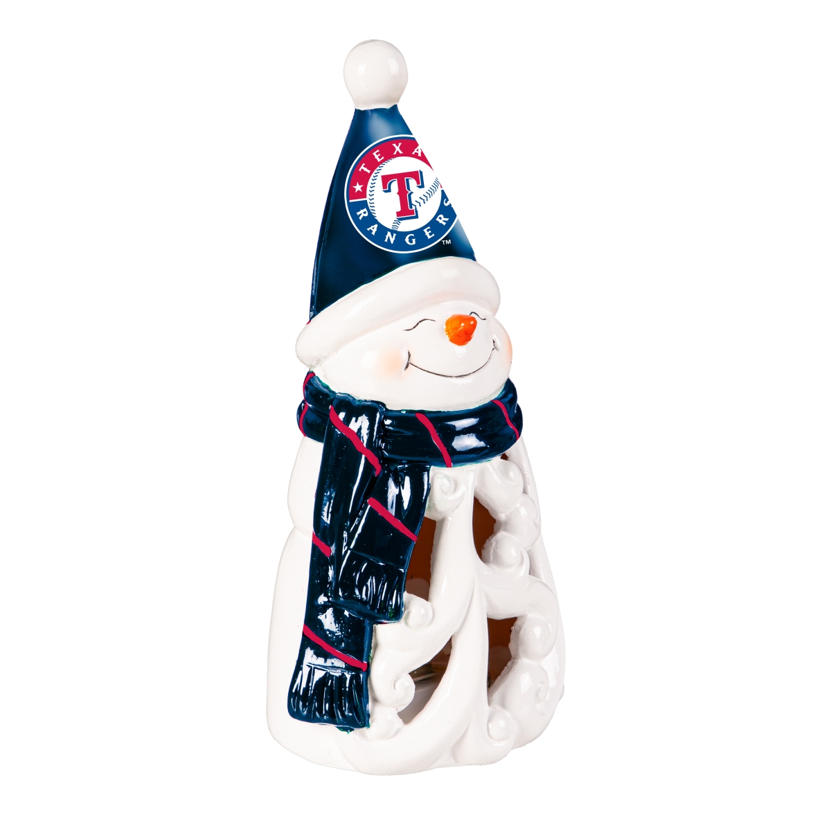 194645865 8 in. Texas Rangers Statue - LED Snowman
