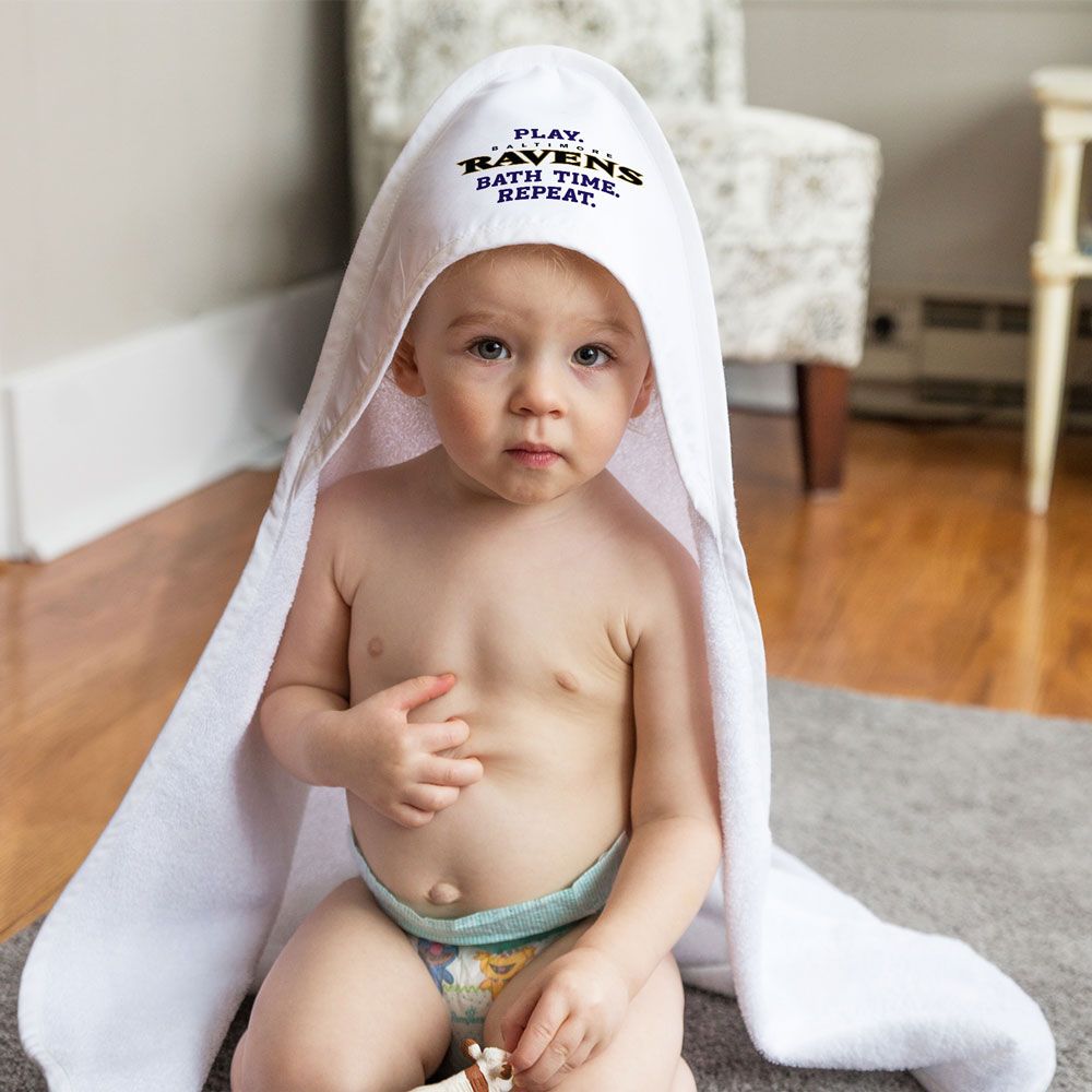 9960628710 Baltimore Ravens Hooded Baby Towel All Pro