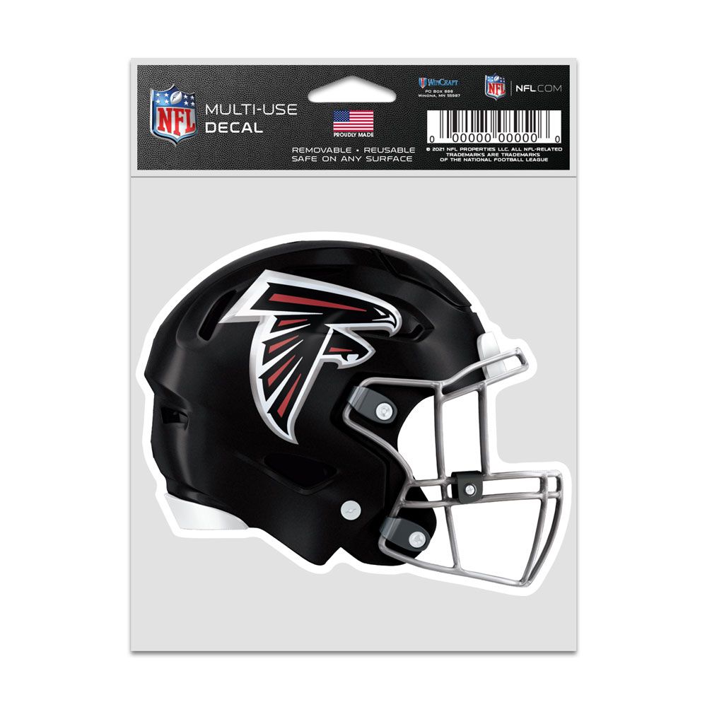 9416638021 3.75 x 5 in. Atlanta Falcons Decal - Helmet Fan