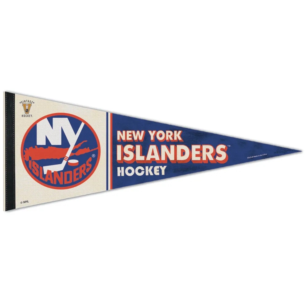 3208576390 12 x 30 in. New York Islanders Pennant - Premium Style Vintage Design