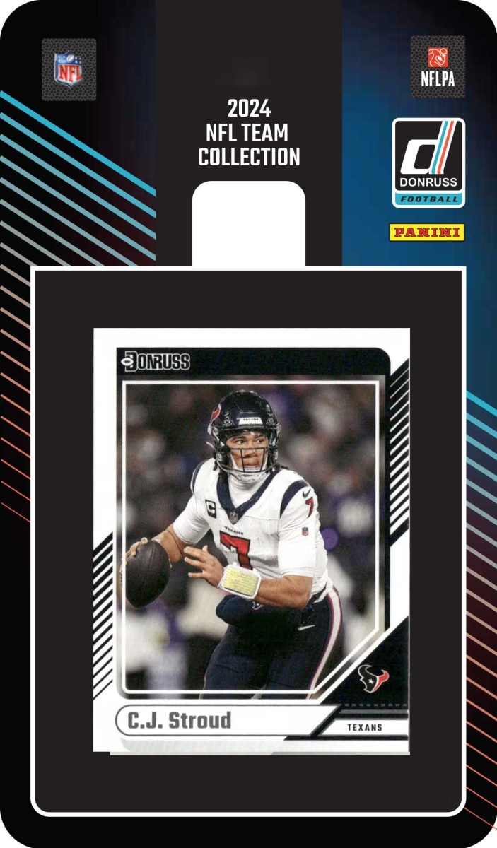 C&I Collectables 2345072980 Houston Texans 2024 Donruss Team Set