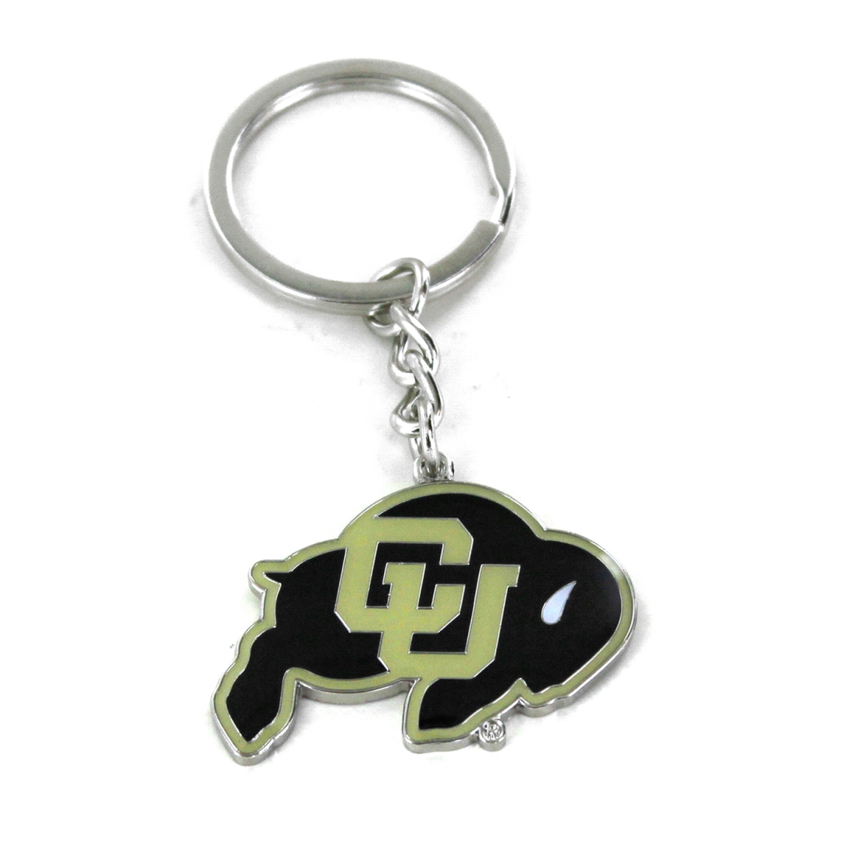 Colorado Buffaloes Keychain - Team Logo - Durable Metal - Split Ring