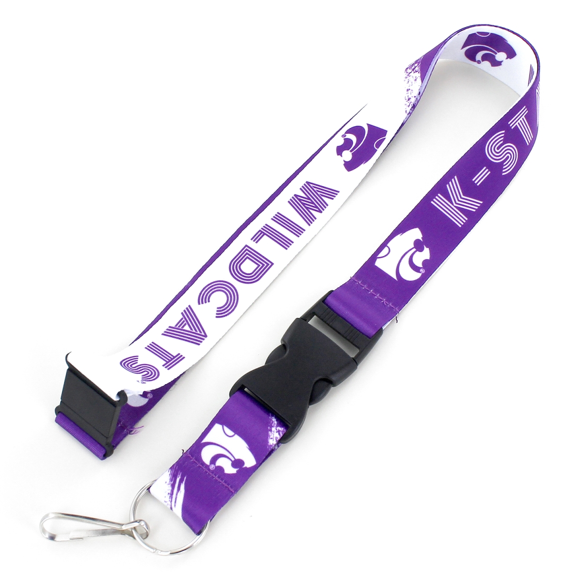 Aminco 6326409034 Kansas State Wildcats Lanyard - Crossfade Design