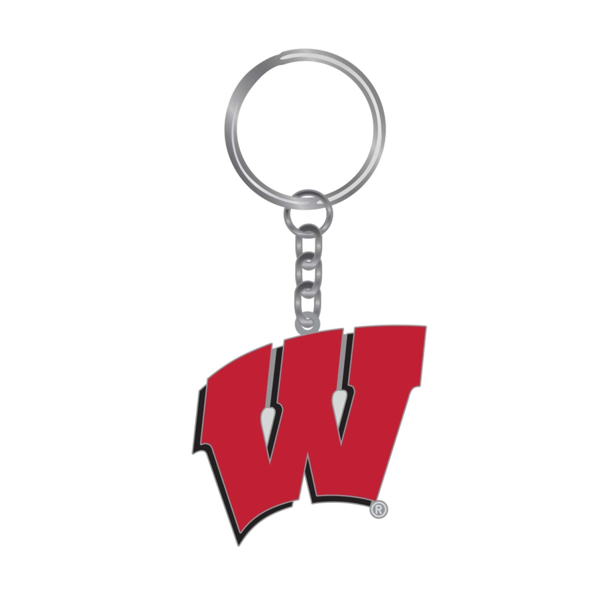 Aminco 6326410243 Wisconsin Decalrs Keychain - Logo