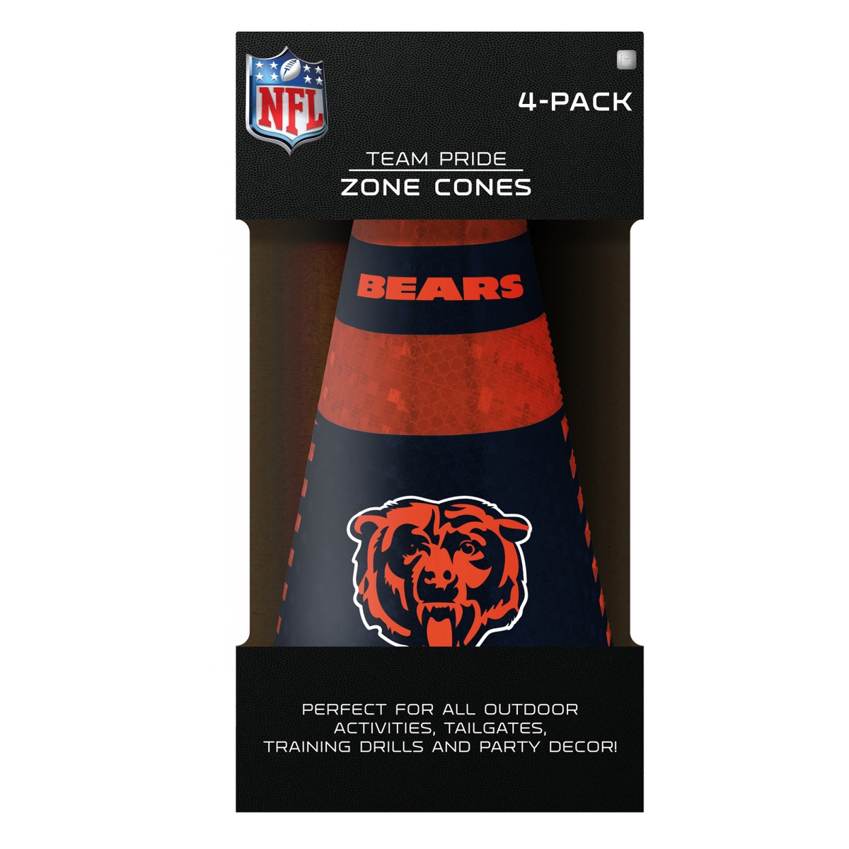 4033141888 Chicago Bears Zone Cones - Pack of 4