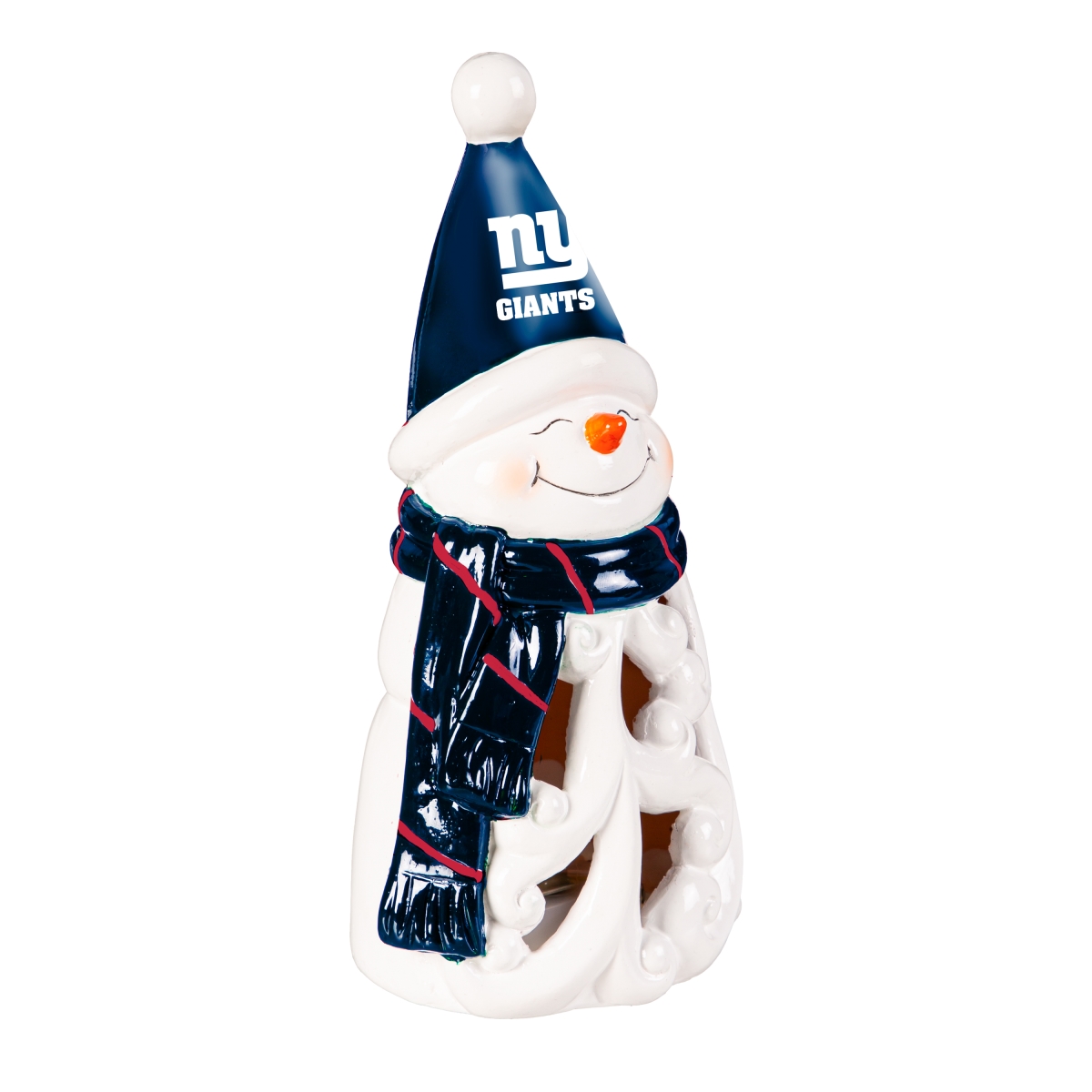 194645727 8 in. New York Giants Statue - LED Snowman